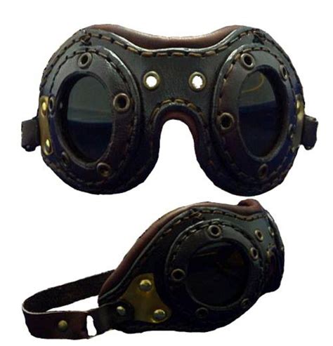 Leather Aviator Goggles - Etsy