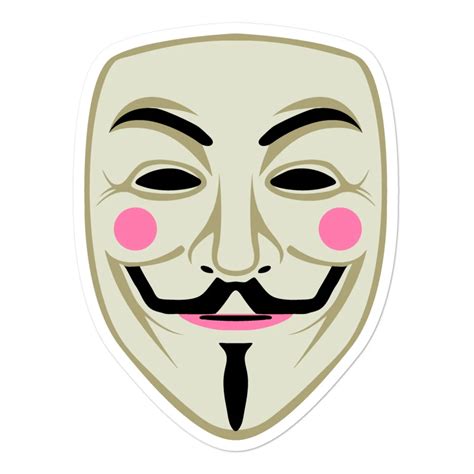 Guy Fawkes Mask Sticker | La casa de papel