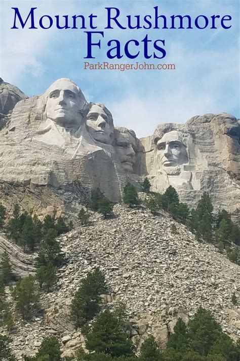 Mount Rushmore Facts via @ParkRangerJohn | Mount rushmore, National ...