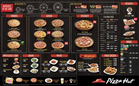 Pizza Hut Menu and Prices | Pizza hut menu, Food menu design, Appetizer ...