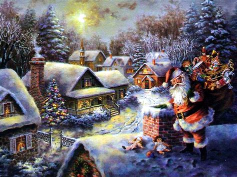 Christmas Village Wallpapers - Wallpaper Cave