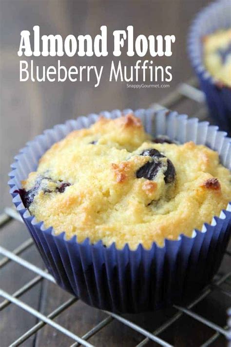 Almond Flour Blueberry Muffins - Snappy Gourmet