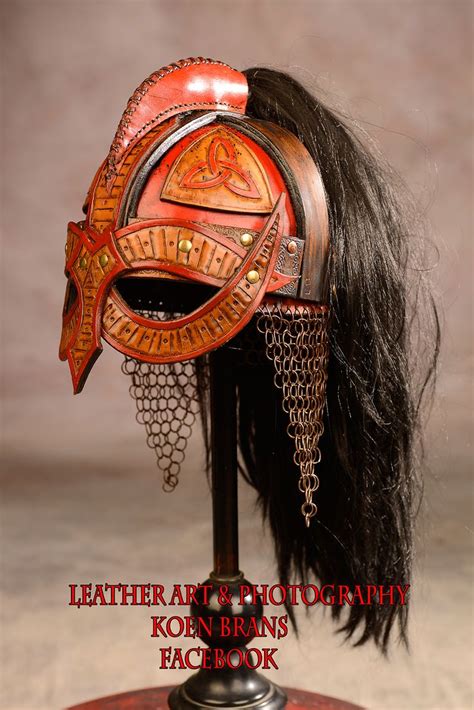 handmade leather viking helmet by Koen Brans "El Branso"Facebook ...