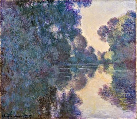 Claude Monet - Morning on the Seine near Giverny, 1897 | Masterpieces ...