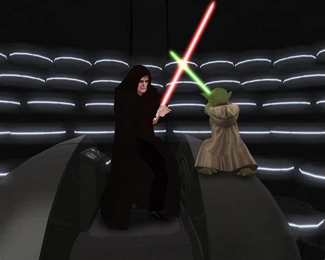 Darth Sidious VS Yoda by ShenLongKazama on DeviantArt