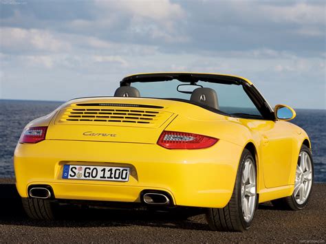 2009 Yellow Porsche 911 Carrera wallpapers