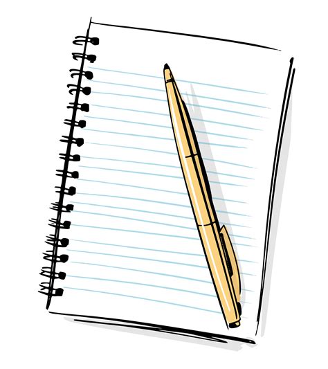 Paper Notebook Cartoon Pen - notebook png download - 2592*2920 - Free ...