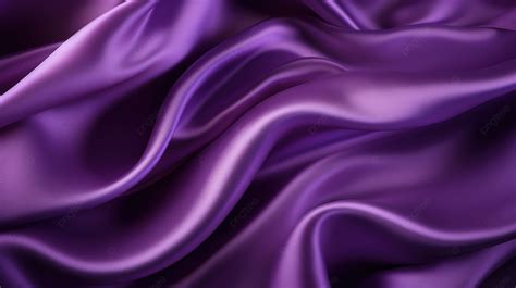 Purple Silk Fabric Texture Background With Graceful Folds, Satin ...