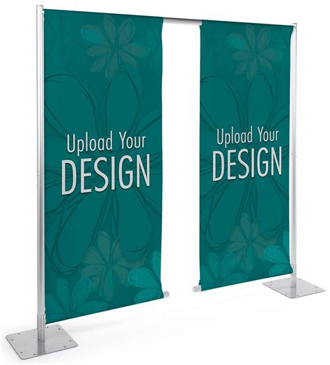 Dual Outdoor Banner Display | Printed Weatherproof Polyester