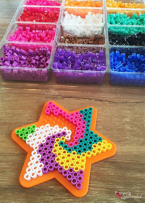 Perler Bead Backpack Tags - Such a great craft for kids! # ...