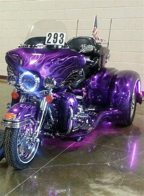 All Things Purple | Purple car, Harley davidson trike, Trike motorcycle