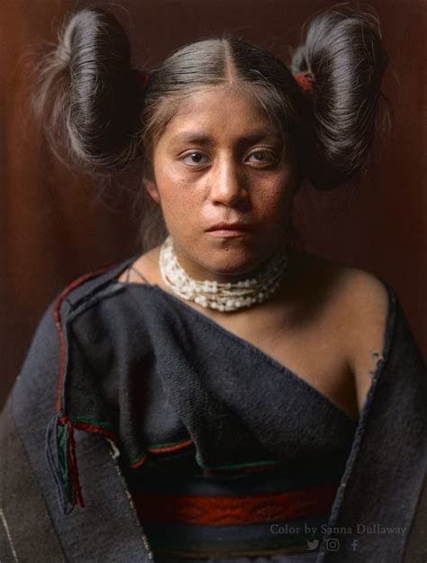 A Tewa girl of the Pueblo peoples, in ca. 1906 : r/newmexicohistory