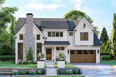 Plan 62964DJ: 3-Bed Modern Cottage House Plan with 2-Story Foyer and ...