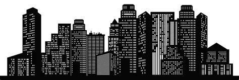 New York City Chicago Skyline Silhouette Cityscape - CITY png download ...