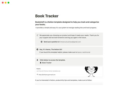 Notion book Tracker | Notion Template