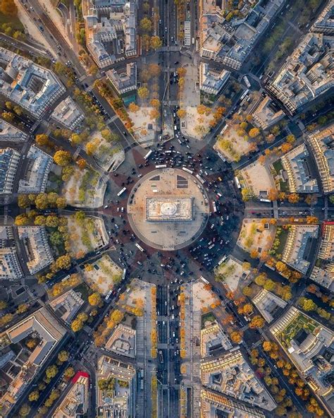 Arc de Triomphe view from above, Paris - France - Awesome | France ...