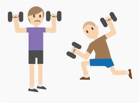 Dumbbells Vector Dumbbell Fitness - Cartoon Dumbbell , Free Transparent ...