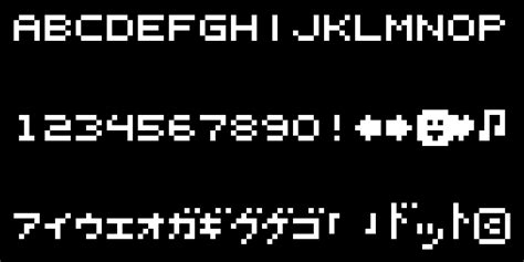 Digital Jots 5x5 pixel font (with katakana)` | OpenGameArt.org