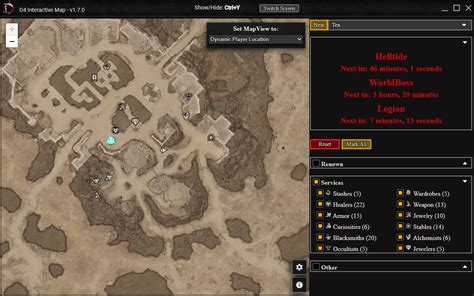 D4 Interactive Map - Desktop App on Overwolf