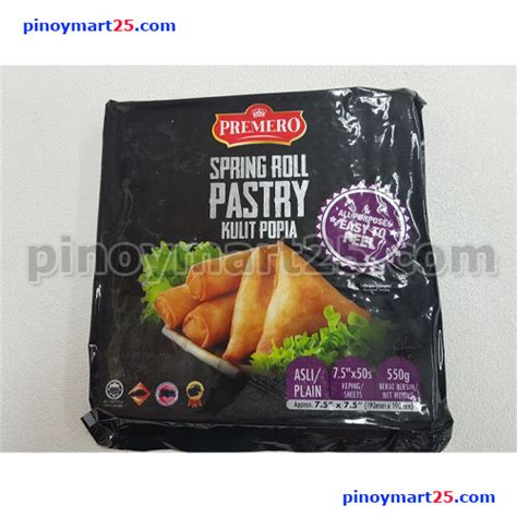 Lumpia Wrapper 550G 50Sheets (Premero) – Pinoy Mart