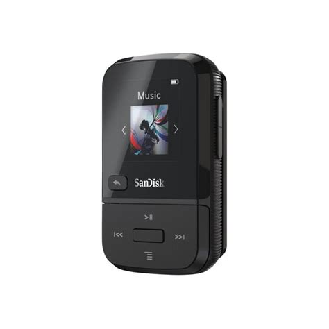 SanDisk Clip Sport Go - Digital player - 16 GB - black - Walmart.com ...