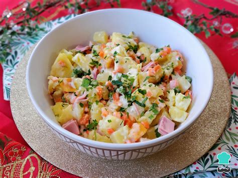 Ensalada navideña peruana - Receta FÁCIL