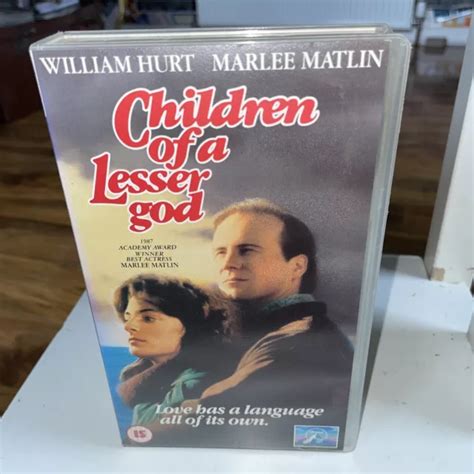 CHILDREN OF A Lesser God Vhs Video Starring Piper Laurie £10.00 ...