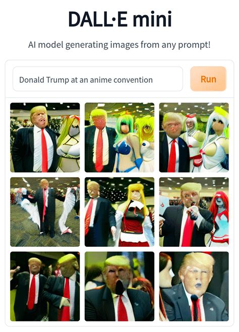 Donald Trump at an anime convention : weirddalle