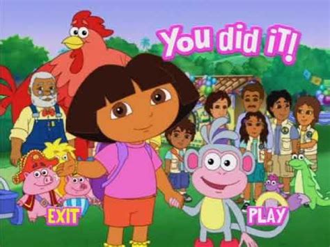 Dora the Explorer: Big Birthday Adventure - DVD Menu Walkthrough - YouTube