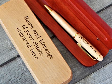 Personalized Engraved Wood Pens Custom Pen Set Bulk - Etsy UK