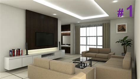 Sketchup Interior design - make a living room part 1 - YouTube