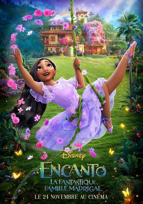 Poster Personnage Isabela - Encanto, la fantastique famille Madrigal ...