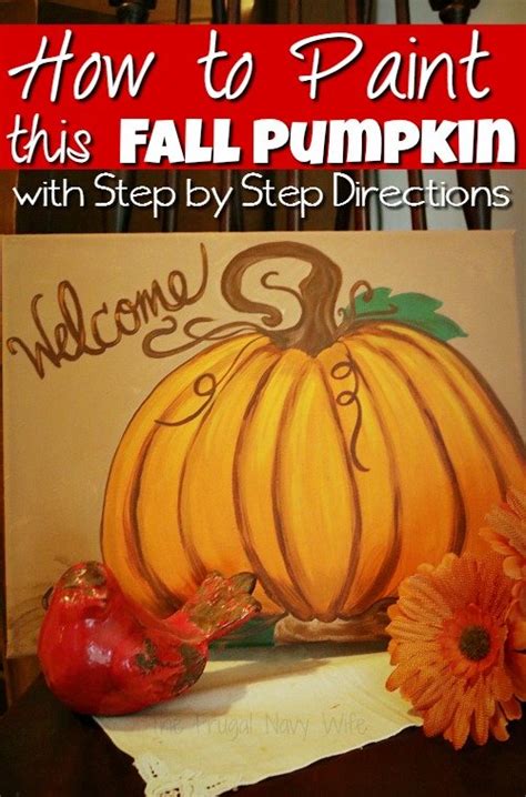 Pumpkin Decorations & Pumpkin Painting - How to Paint a Pumpkin