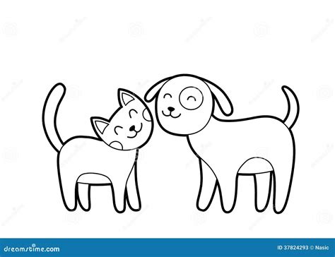 A Cat Dog Cartoon