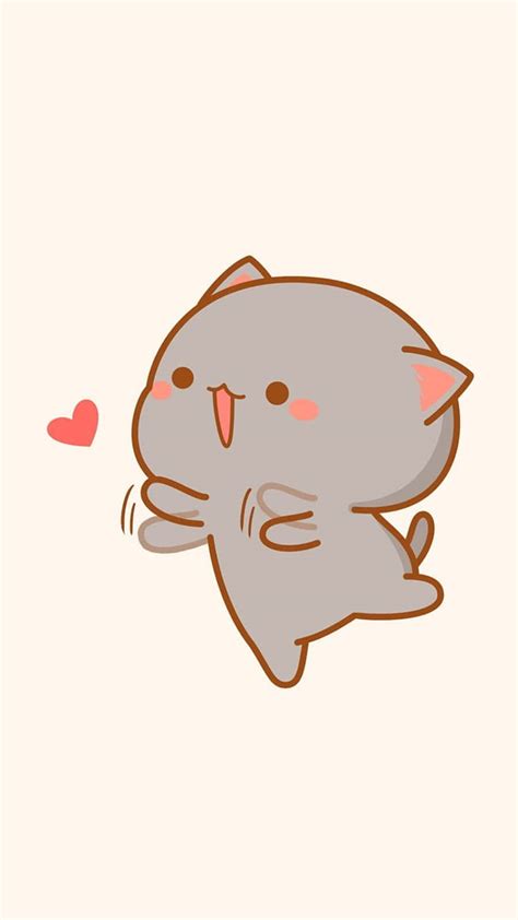 Download Cute Mochi Cat Drawing Picture | Wallpapers.com