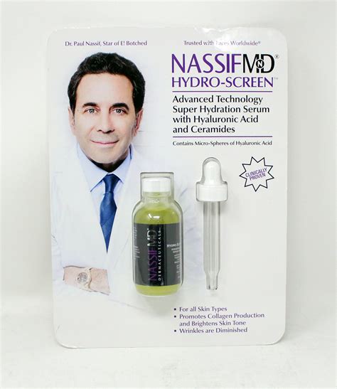 Nassif MD Hydro-Screen Super-Hydrating Serum 2 Ounce - Walmart.com ...