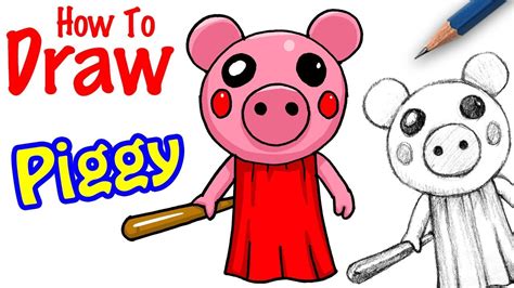 Piggy Roblox Characters Drawings Learn How To Draw A Roblox Piggy ...