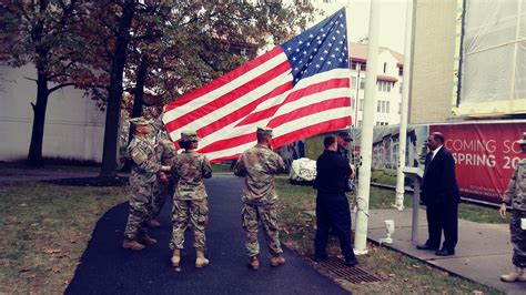 Honoring Veterans in Flag Raising Ceremony - The Montclarion