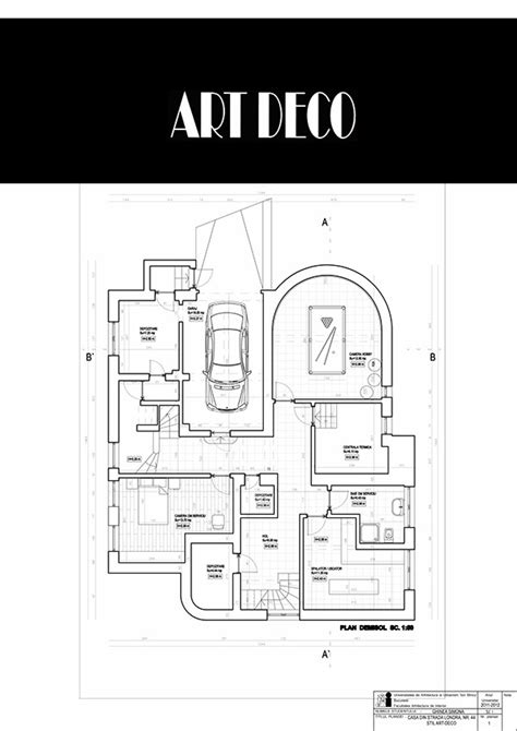 Art Deco Mansion Floor Plans