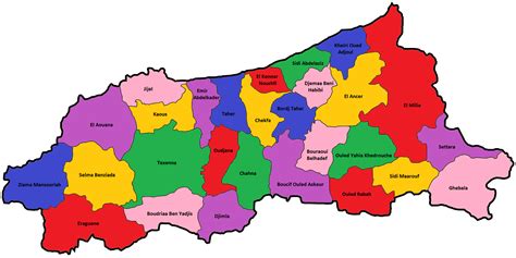 Quelles sont les communes de la wilaya de Jijel