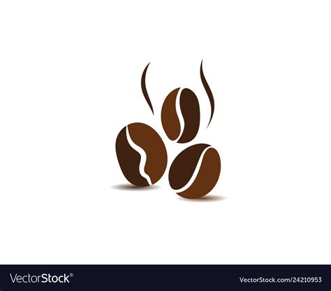 Coffee bean icon Royalty Free Vector Image - VectorStock