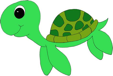 Cute Turtle Clipart - dothuytinh