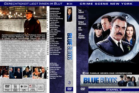 Blue Bloods - Staffel 3 DVD Cover (2012) german custom