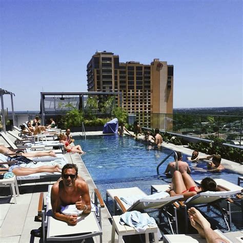 Rooftop pool at Westin in Austin