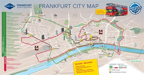 Frankfurt Tourist Map