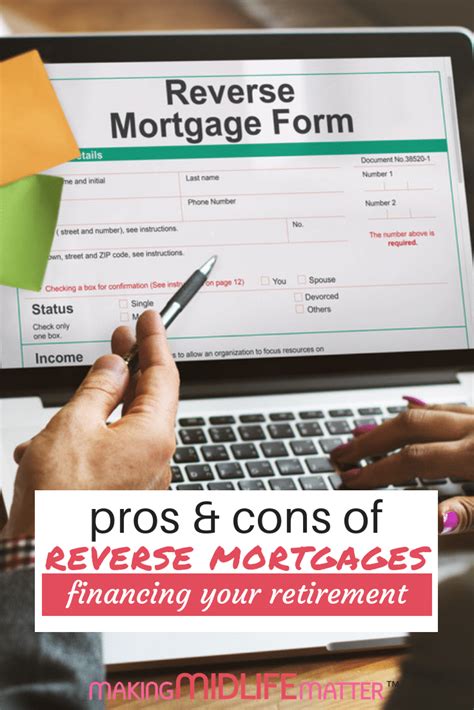 The Pros and Cons of a Reverse Mortgage - Making Midlife Matter