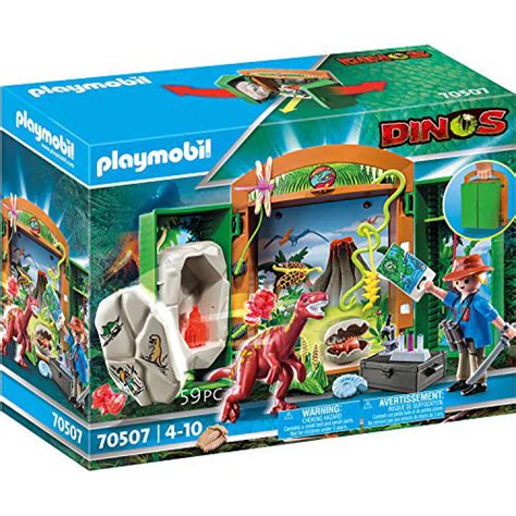 dinosaur playmobil set: 70507 dinosaur explorer play box