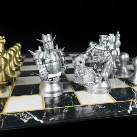 Coc War Chess Set With Chessboard Coc Chess Game Personalized Selection ...