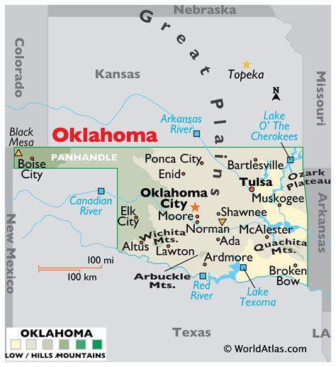 Geography of Oklahoma - World Atlas