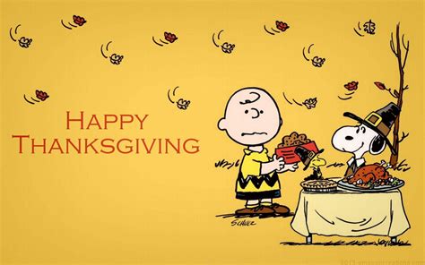 Peanuts Thanksgiving Wallpapers - Wallpaper Cave